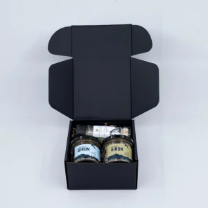 Verschiedene Bündner Salze in einer Geschenkbox.
